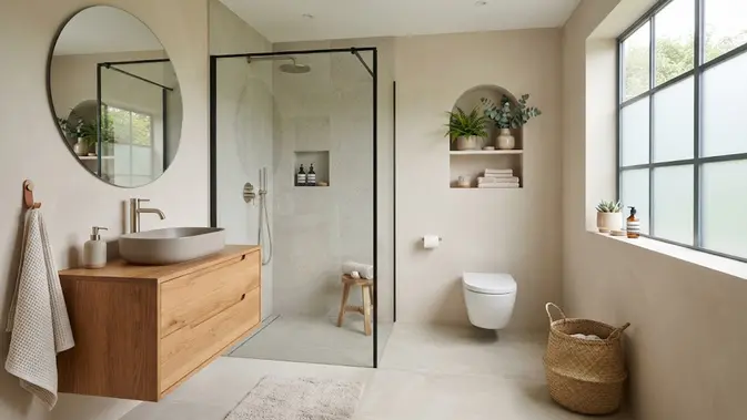 Sulap Kamar Mandi Sempit Jadi Estetik Ala Pinterest, Auto Betah!