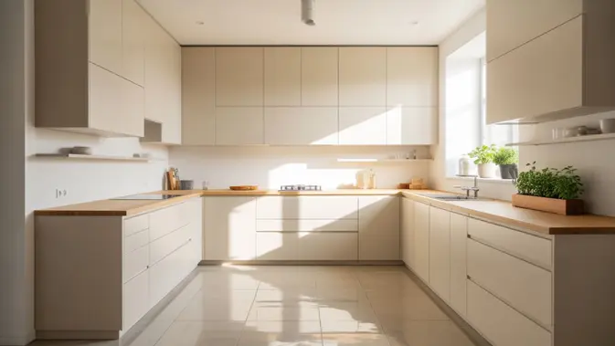 Dapur Cuma 3x2 Meter? Desain Minimalis Ini Bikin Auto Estetik