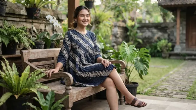 Atasan Batik Panjang, Solusi Elegan Buat Pinggul Besar