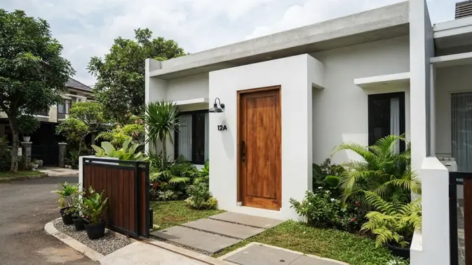 5 Warna Pintu yang Bikin Rumah Dinding Putih Auto Aesthetic