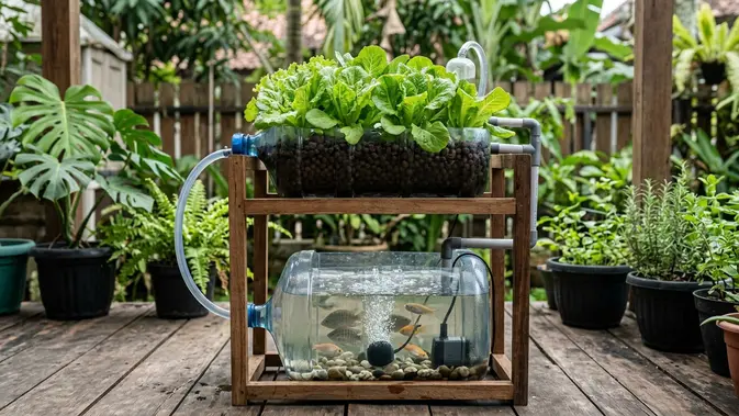 Aquaponik Pakai Galon Bekas: Tanam Selada Sambil Pelihara Ikan, Gas!