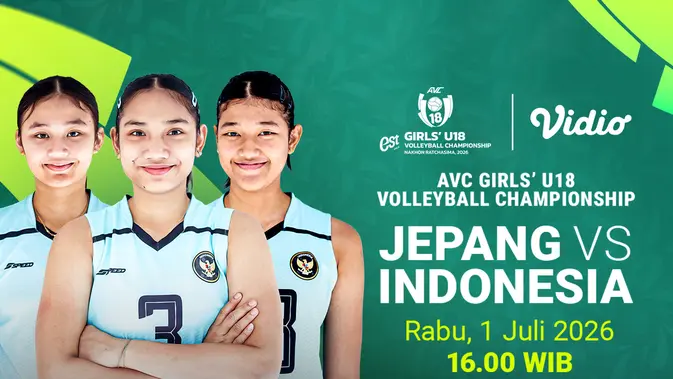 AVC U18 Volleyball: Jepang vs Indonesia, Auto Salfok!