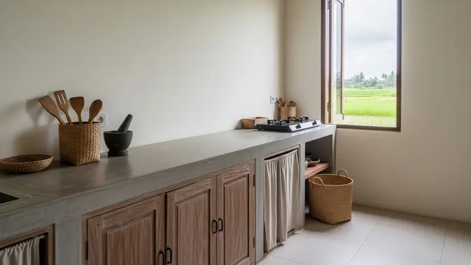 Dapur Kampung Estetik yang Auto Bikin Adem