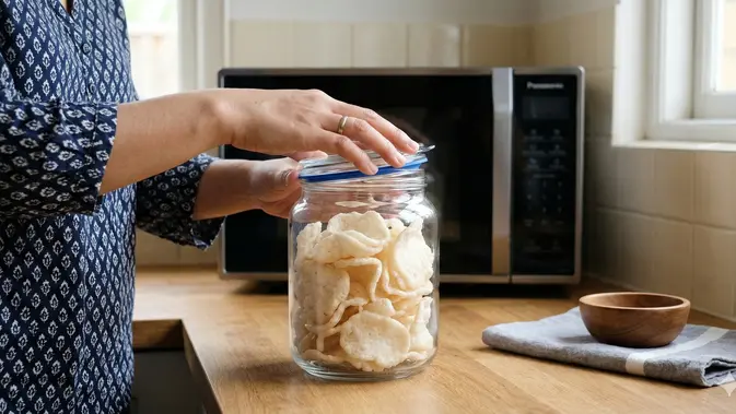 Goreng Kerupuk Tanpa Minyak di Microwave? Bisa Banget, Ini Caranya!