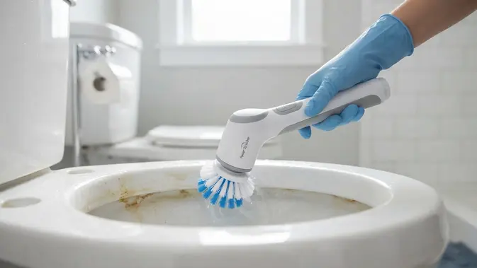 Sikat Elektrik, Solusi Baru Bersihkan Toilet Tanpa Keringetan
