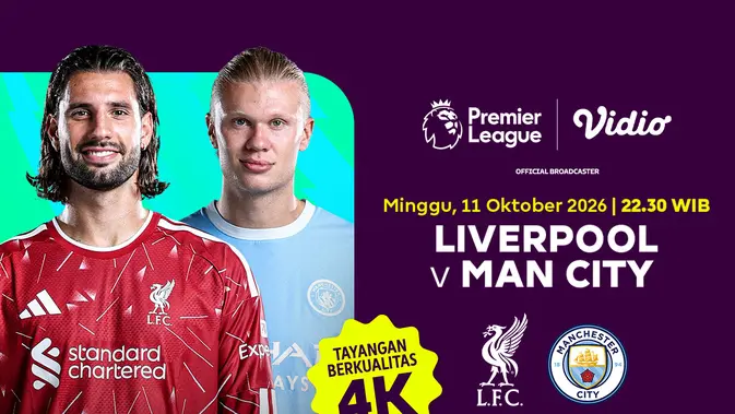 Liverpool vs Man City: Duel Panas di Liga Inggris 2026/27