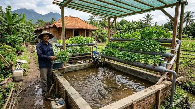 Kolam Lele plus Sayuran? Kenalin Aquaponics, Dua Cuan Satu Kolam!
