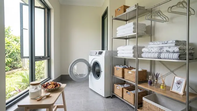 Bau Apek di Laundry? Trik Biar Area Cuci Jemur Lo Balik Segar