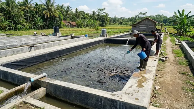 Cara Bikin Kolam Lele Anti Bocor, Modal Hemat Hasil Melimpah