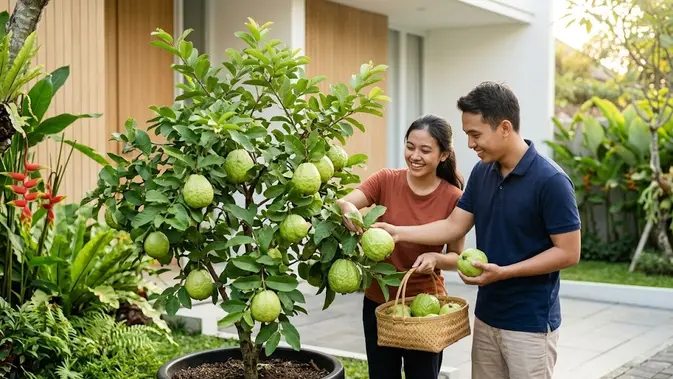Rahasia Jambu Kristal Pendek Berbuah Lebat di Pot, Panen Puas!