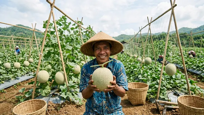 Panen Melon Sendiri di Rumah? Gas, Ini Caranya!