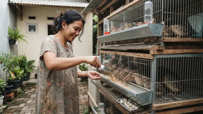 Modal Minim Cuan Maksimal, Ternak Burung Puyuh Jadi Side Hustle Idaman