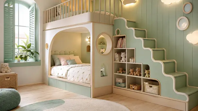 Inspirasi Desain Kamar Anak Estetik, Auto Bikin Si Kecil Betah