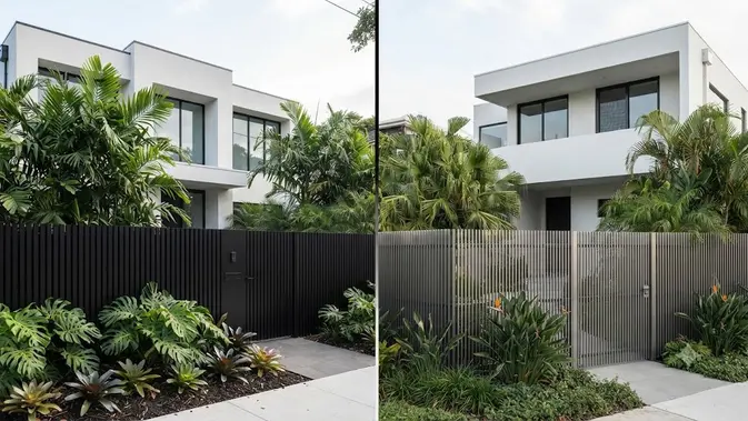 Duel Pagar Minimalis: Hitam Elegan atau Abu-Abu Soft Aesthetic?