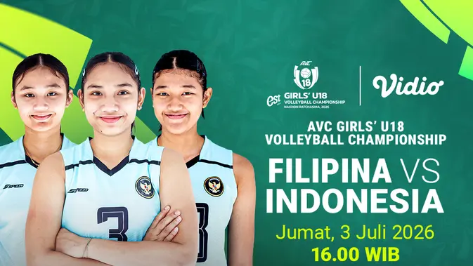Pertarungan Filipina vs Indonesia di AVC U18: Gaspol!