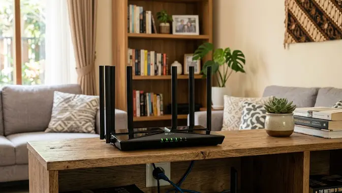 5 Kesalahan Taruh Router WiFi yang Bikin Sinyal Lemot Parah