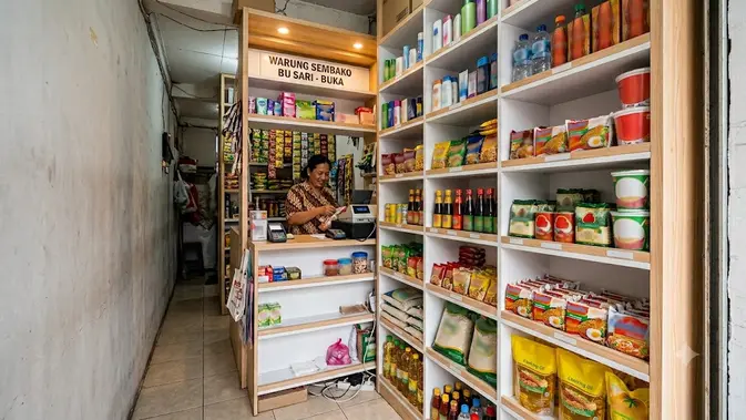 Warung 1x2 Meter Tetap Cuan? Ini Inspirasi Desainnya, Bestie