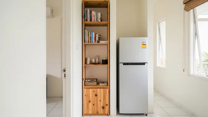 Lemari Tipis buat Celah Sempit: Solusi Gila buat Kamar Mungil