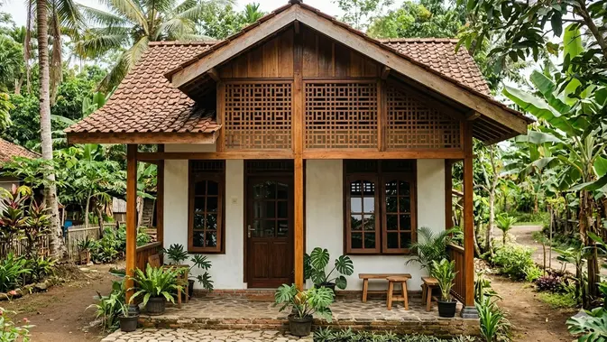 Desain Rumah Kecil Lubang Angin Kayu Estetik, Gaya Hidup Gen-Z