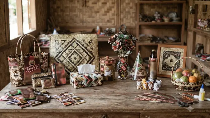 Bungkus Kopi Bekas Jangan Langsung Dibuang, Bisa Disulap Jadi Cuan