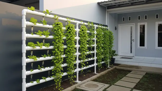 Sulap Pipa PVC Jadi Rak Tanaman Estetik ala Rumah Minimalis