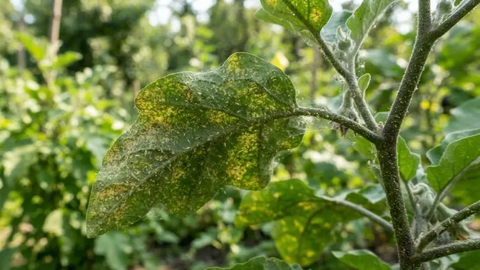 Tungau Bikin Daun Terong Kuning? Ini Solusi Praktisnya