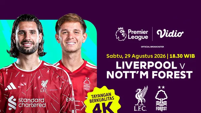 Liverpool Digdaya, Forest Gigit Jari di Premier League