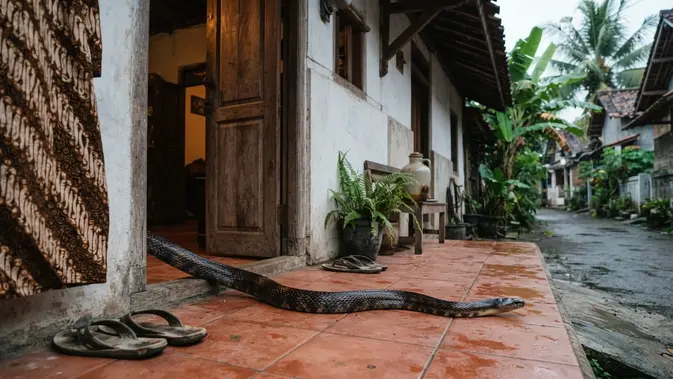 Ular Masuk Rumah? Ini Cara Biar Rumah Lo Aman dari Si Reptil