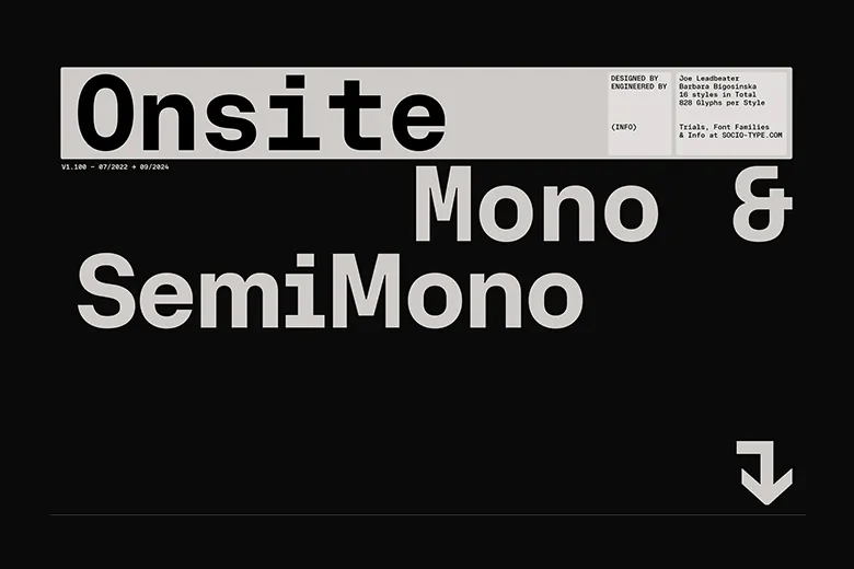 Onsite-Mono-SemiMono-Font-Family-Kayana Creative-Insight