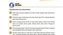 Kunci Jawaban Matematika Kelas 5 Halaman 51, Cara Hitung Jumlah Jarak ...