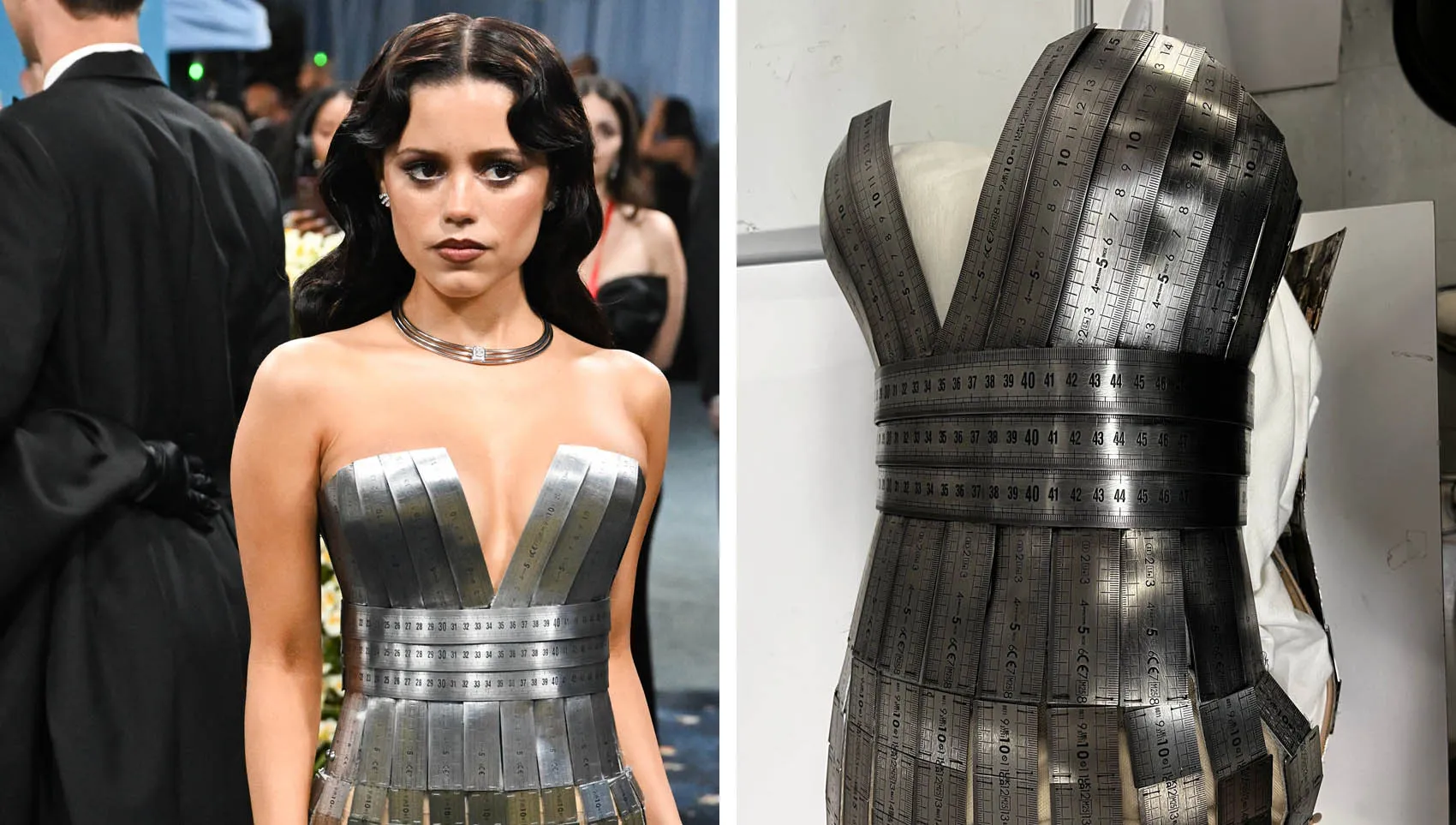 Bukan Sekedar Fashion, Jenna Ortega Pakai Gaun dari Penggaris Logam di Met Gala 2025!