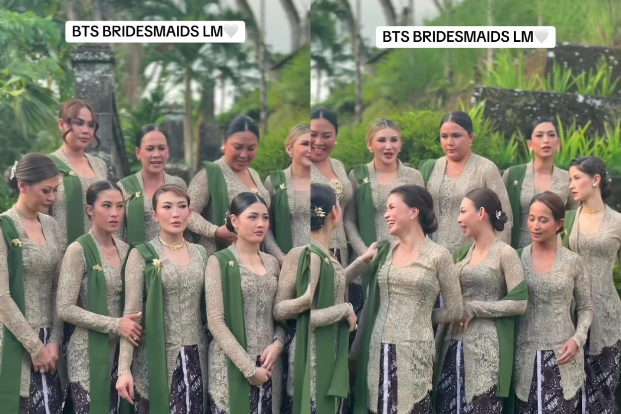 Gemas! Bagikan BTS Foto Bridesmaid Luna Maya dan Maxime Bouttier, Melaney Ricardo: Bukan Cewe Kalo Ga Riweuh