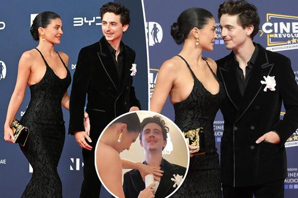 Gemes Banget! Kylie Jenner Bantuin Timothee Chalamet Dandan Sebelum Debut Karpet Merah 