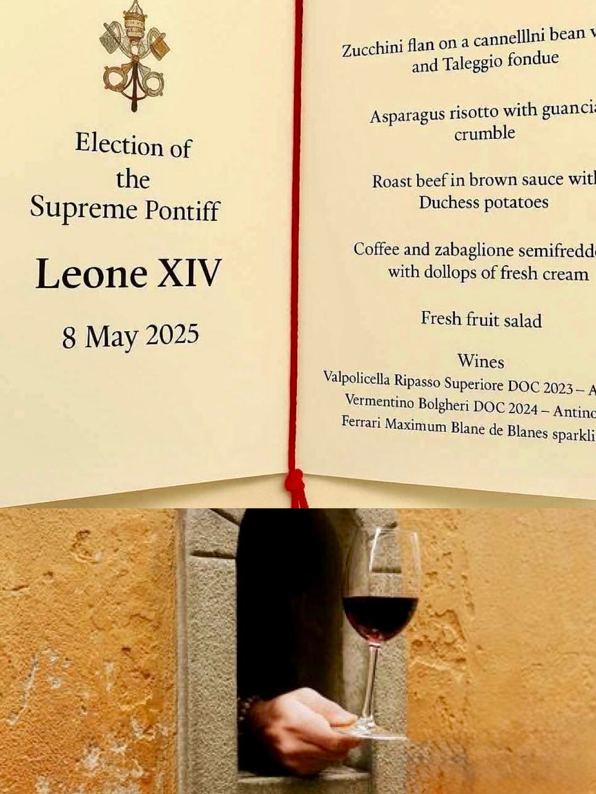 Terungkap! Ini 3 Anggur Italia Pilihan dalam Makan Malam Perdana Paus Leo XIV dengan Para Kardinal