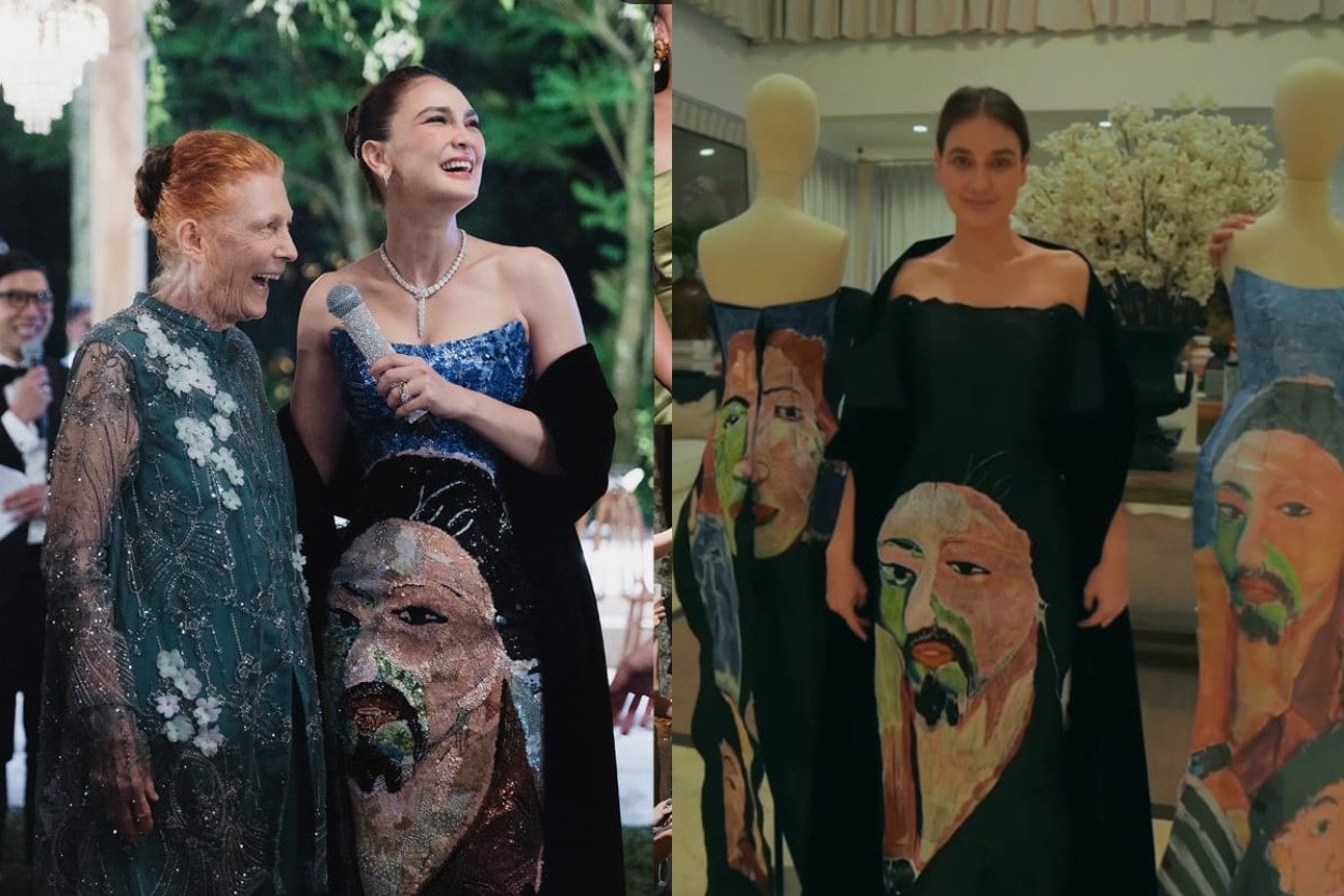 Momen Haru di Hari Pernikahan: Luna Maya Buat Tersentuh Usai Pakai Gaun Berlukiskan Ayahnya