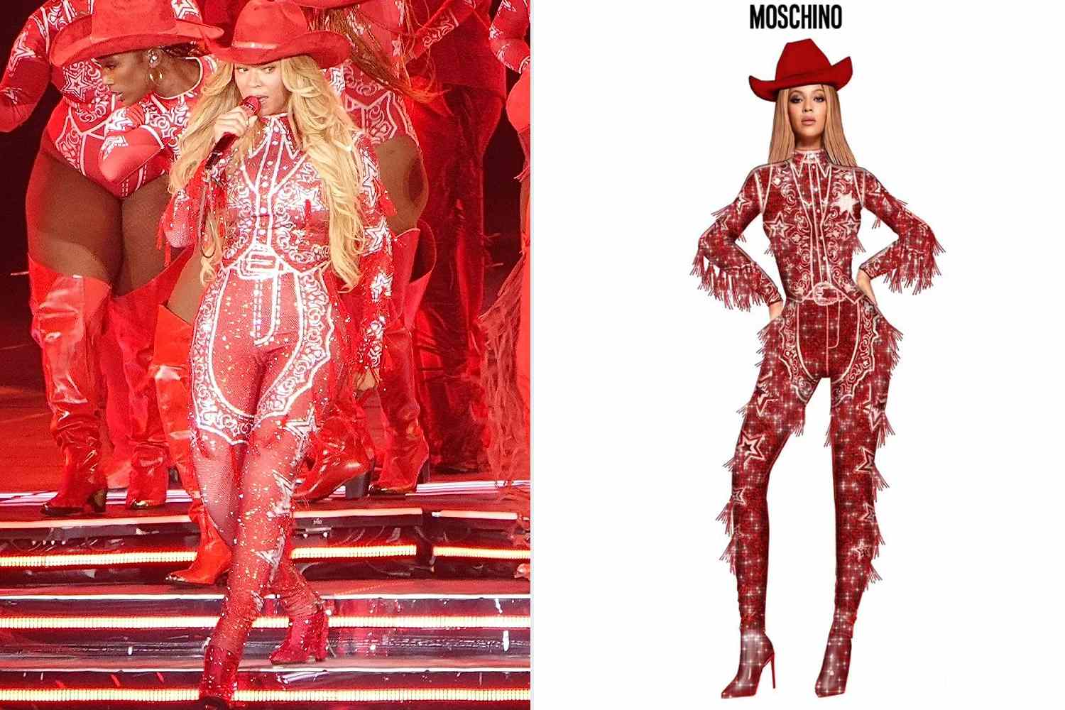 Beyonce Tampil Super Bling! Kenakan Gaun 250 Ribu Kristal Swarovski di Panggung Cowboy Carter