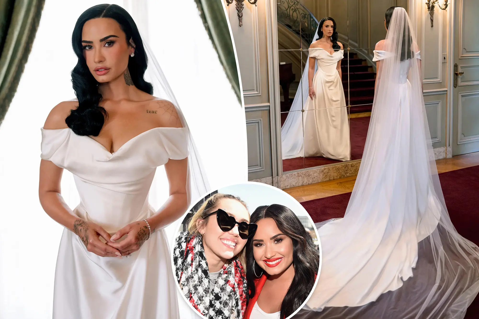 Demi Lovato Resmi Menikah, Gaun Pengantinnya Bikin Nostalgia ke Era Miley Cyrus!