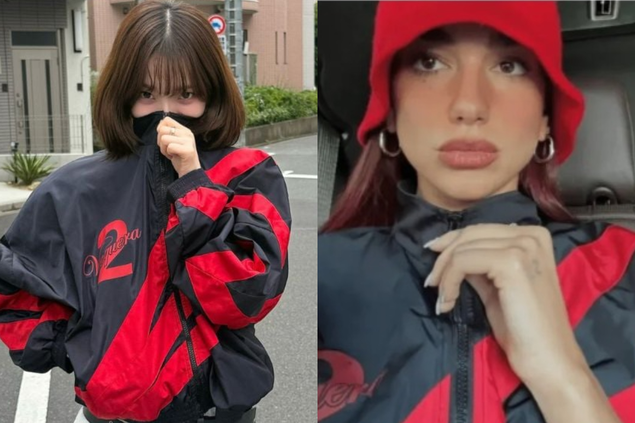 Isu Jaket Merah Karina Aespa Viral Lagi! Netizen Bandingkan dengan Gaya Dua Lipa, Simbol Politik atau Hanya Fashion?