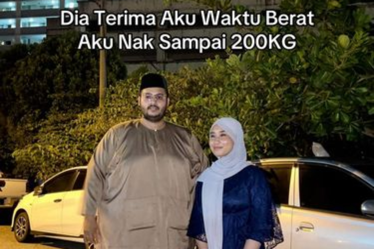 Viral Kisah Pasangan Tak Pandang Fisik: Ini Perjalanan Cinta Wanita Terima Pria Obesitas 200 Kg hingga Berujung Pernikahan!