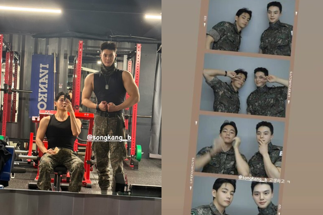 Bikin Heboh! V BTS dan Song Kang Pamer Otot Kekar di Militer, Persahabatan Tak Terduga Ini Bikin Gempar Dunia Maya!
