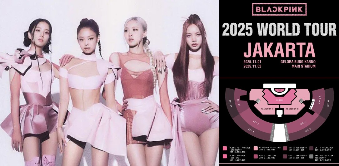 Kesempatan Terakhir! Tiket Konser BLACKPINK World Tour 'Deadline' di GBK Jakarta Mulai Dijual Hari Ini!