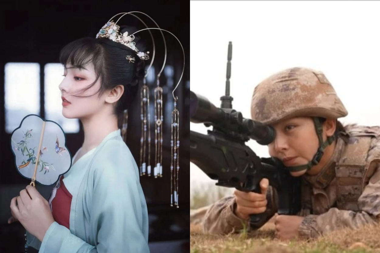 Wajah Menawan, Tangan Mematikan: Mirip Dilraba Dilmurat, Wanita Cantik Ini Ternyata Sosok Sniper Elit Militer Asal China!
