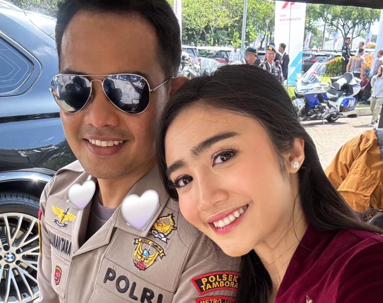 Selamat! Suami Febby Rastanty Naik Pangkat di Hari Bhayangkara ke 79, Ini Pangkat Baru Drajad Djumantara