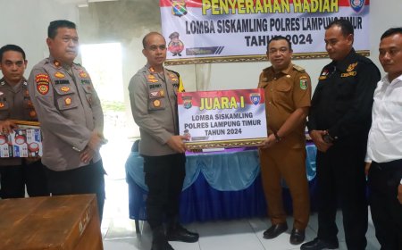 Poskamling Muara Jaya Raih Juara Lomba Siskamling Lampung Timur!