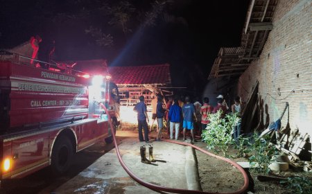 Kebakaran Hanguskan Dapur Warga di Desa Mulyo Asri