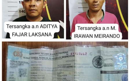 Geng Curanmor Bumi Sai Wawai Dibekuk, Dua Pelaku Ditangkap, Tiga Lainnya Buron!