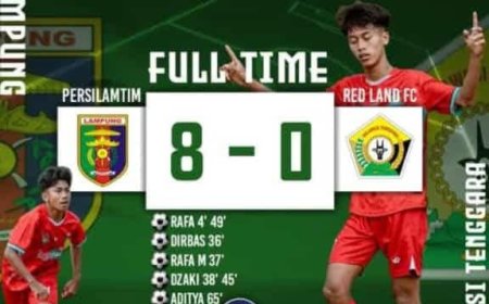 PERSILAMTIM Melaju ke 16 Besar Piala Soeratin U15 dengan Kemenangan Telak