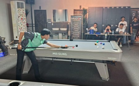 Drachen Billiard Gelar Turnamen Biliar, Bidik Ajang Nasional 2025