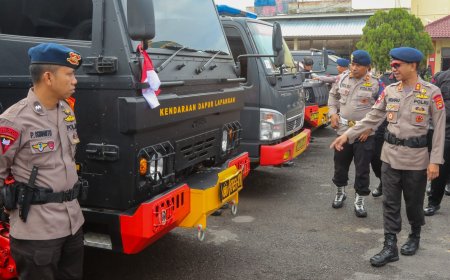 Brimob Lampung Siap Siaga Hadapi Nataru 2025.