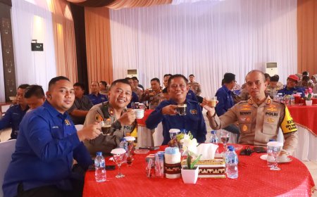 Polres Lampung Timur dan PWI Perkuat Sinergi Jaga Kamtibmas